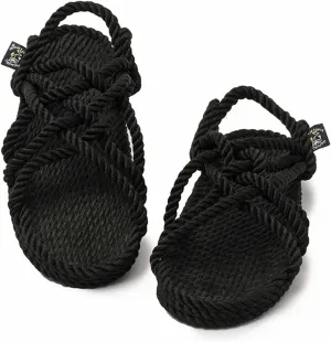 Nomadic State of Mind JC Sandal with Sole – Handmade Adjustable Rope Shoes – Vegan Friendly – for Men & Women