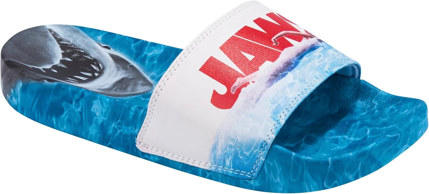Odd Sox, Slide, Slip On Sandal, Jaws, Soft, Comfortable, Unisex