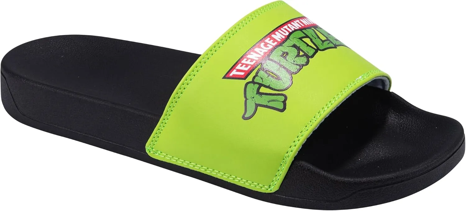 Odd Sox, Slide, Slip On Sandal, TMNT, Soft, Comfortable, Unisex