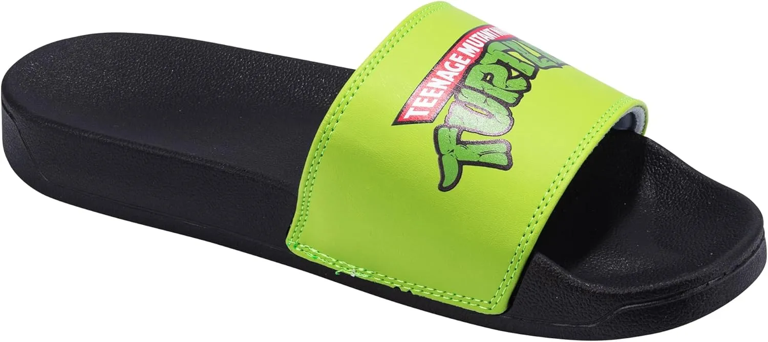 Odd Sox, Slide, Slip On Sandal, TMNT, Soft, Comfortable, Unisex