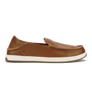 Olukai Fox Kakaha Nia Men's Leather Slip On Shoes 10557-FXFX