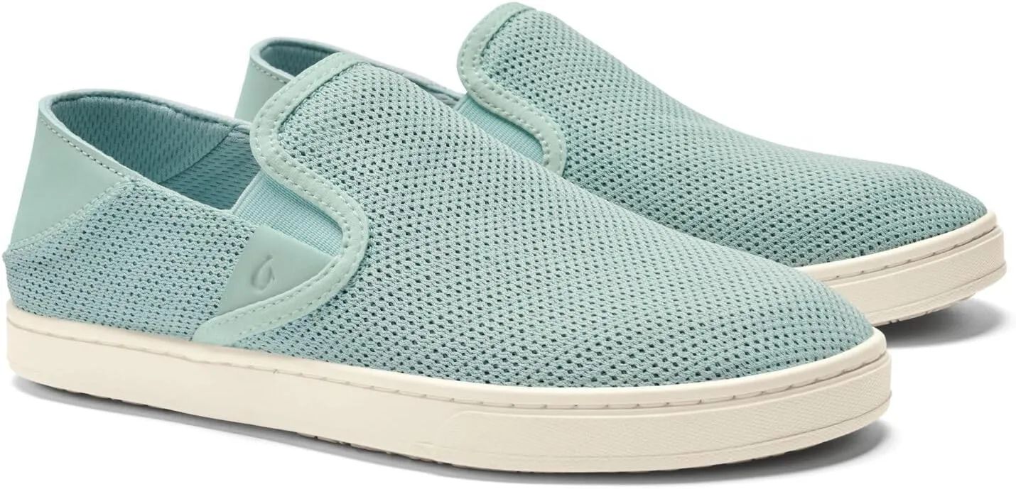 OLUKAI Pehuea Women's Slip On Sneakers, Casual Everyday Shoes with Easy On & Off Design, Breathable Mesh & Drop-in Heel, All-Day Comfort & Support