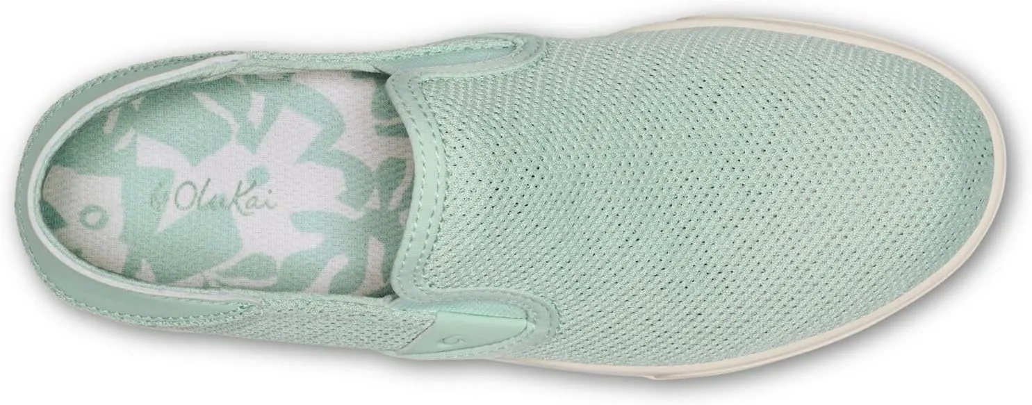 OLUKAI Pehuea Women's Slip On Sneakers, Casual Everyday Shoes with Easy On & Off Design, Breathable Mesh & Drop-in Heel, All-Day Comfort & Support
