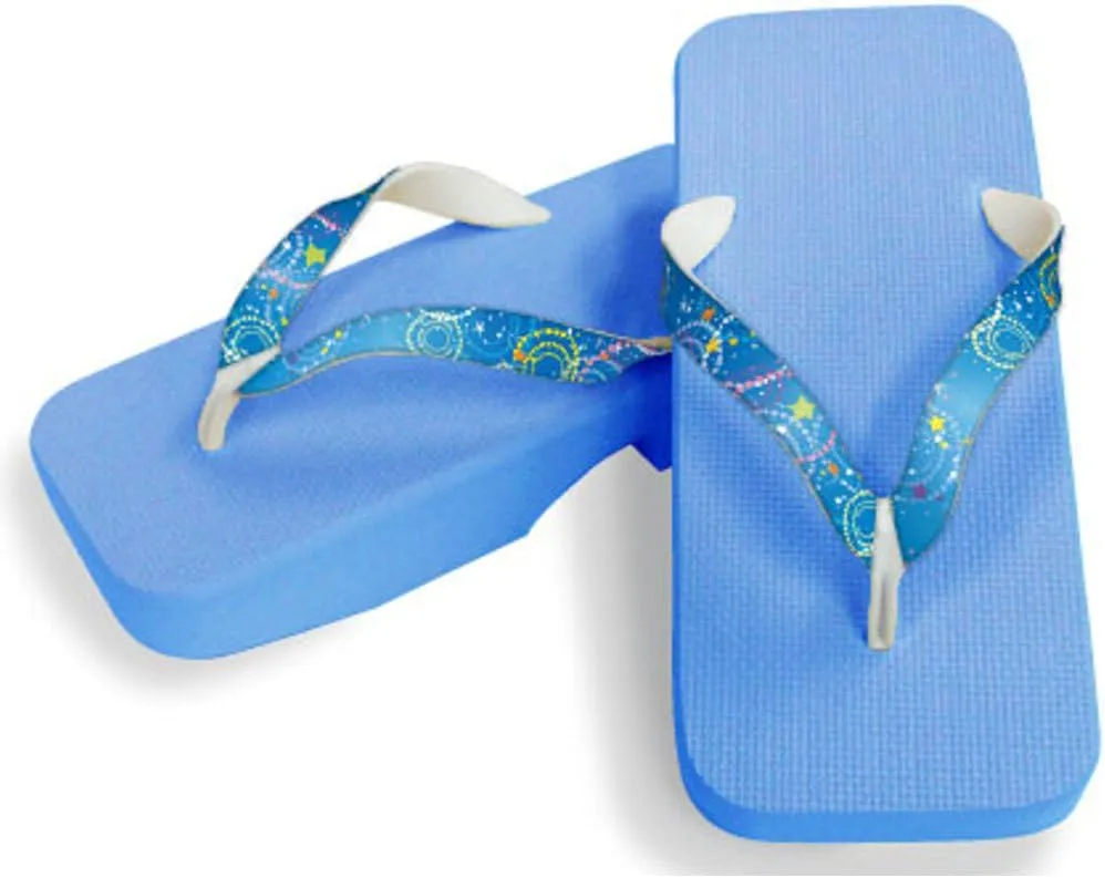 [One Step] [Hajime] Geta Clogs, Soft and Water Resistant, Made of Sponge, 10.6 inches (27 cm), SB/Fireworks x Blue, Fireworks x Blue (Hanabi x Blue/27), Hannabi × Blue, 27.0 cm