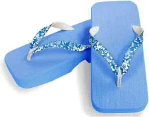 [One Step] [Hajime] Geta Clogs, Soft and Water Resistant, Made of Sponge, 10.6 inches (27 cm), SB/Rose x Blue, Rose x Blue (Rose x Blue/27), Rose × Blue, 27.0 cm