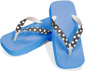 [One Step] [Hajime] Geta Geta Clogs, Soft and Water Resistant, Made of Sponge, 9.4 inches (24 cm), SB/Dot x Black, Dot x Black (Dot x Black/24), dot/black, 24.0 cm