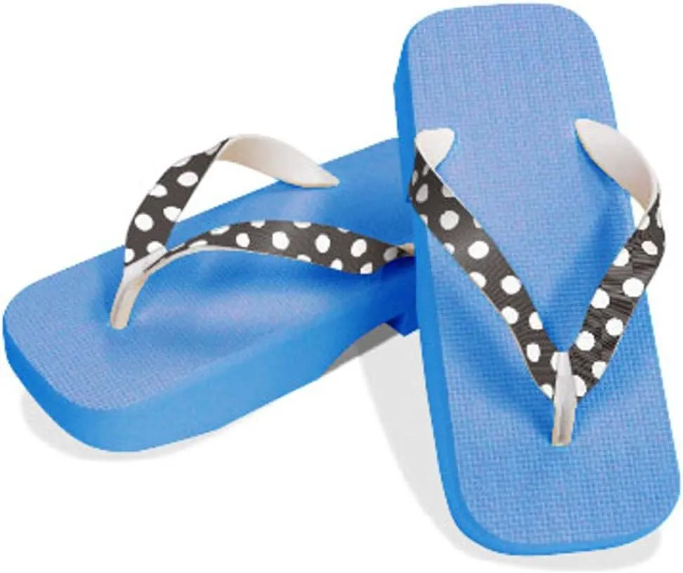 [One Step] [Hajime] Geta Geta Clogs, Soft and Water Resistant, Made of Sponge, 9.4 inches (24 cm), SB/Dot x Black, Dot x Black (Dot x Black/24), dot/black, 24.0 cm