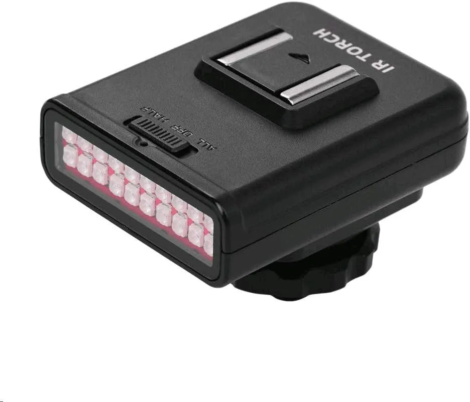 ORDRO LN-3 Studio IRLight LED Light USB Rechargeable Infrared Night Vision Infrared Illuminator Replacement Compatible with DSLR Camera Photography Lighting Accessory