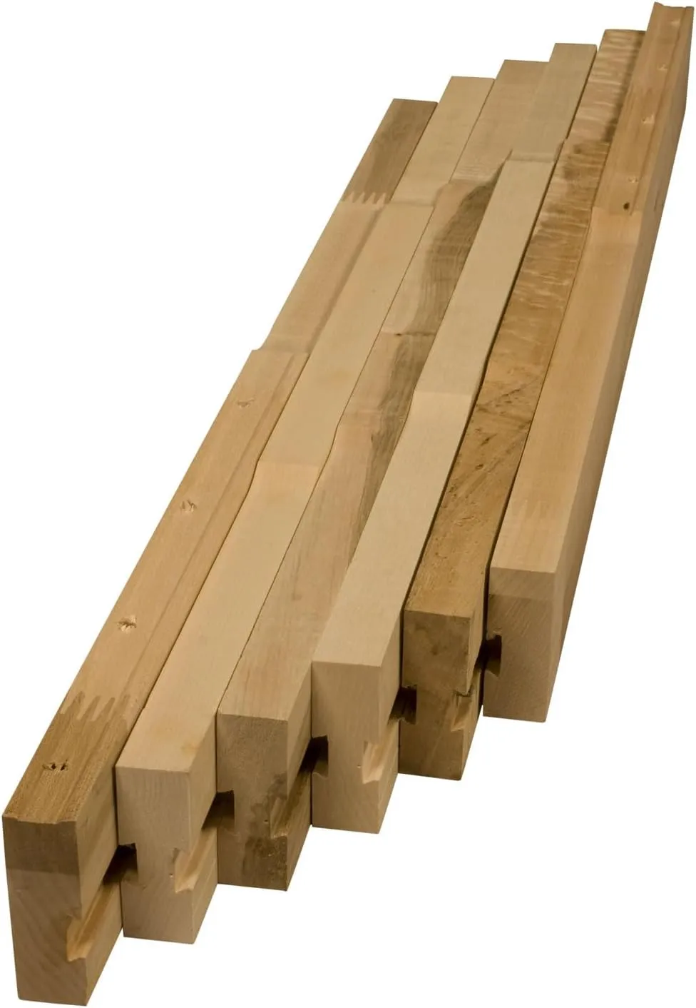 Osborne Standard Wooden Table Slide Set, 30" Standard Table Slide (Allows for 75" Opening) in Soft Maple, Standard Table Extension for Table with 4 Legs