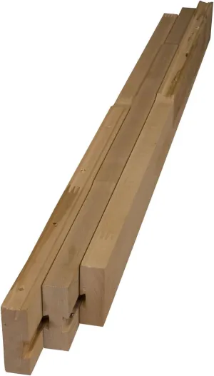 Osborne Wooden Standard Table Slide Set, 38" Table Slide (Allows for 38" Opening) in Soft Maple, Standard Table Extension for Table with 4 Legs