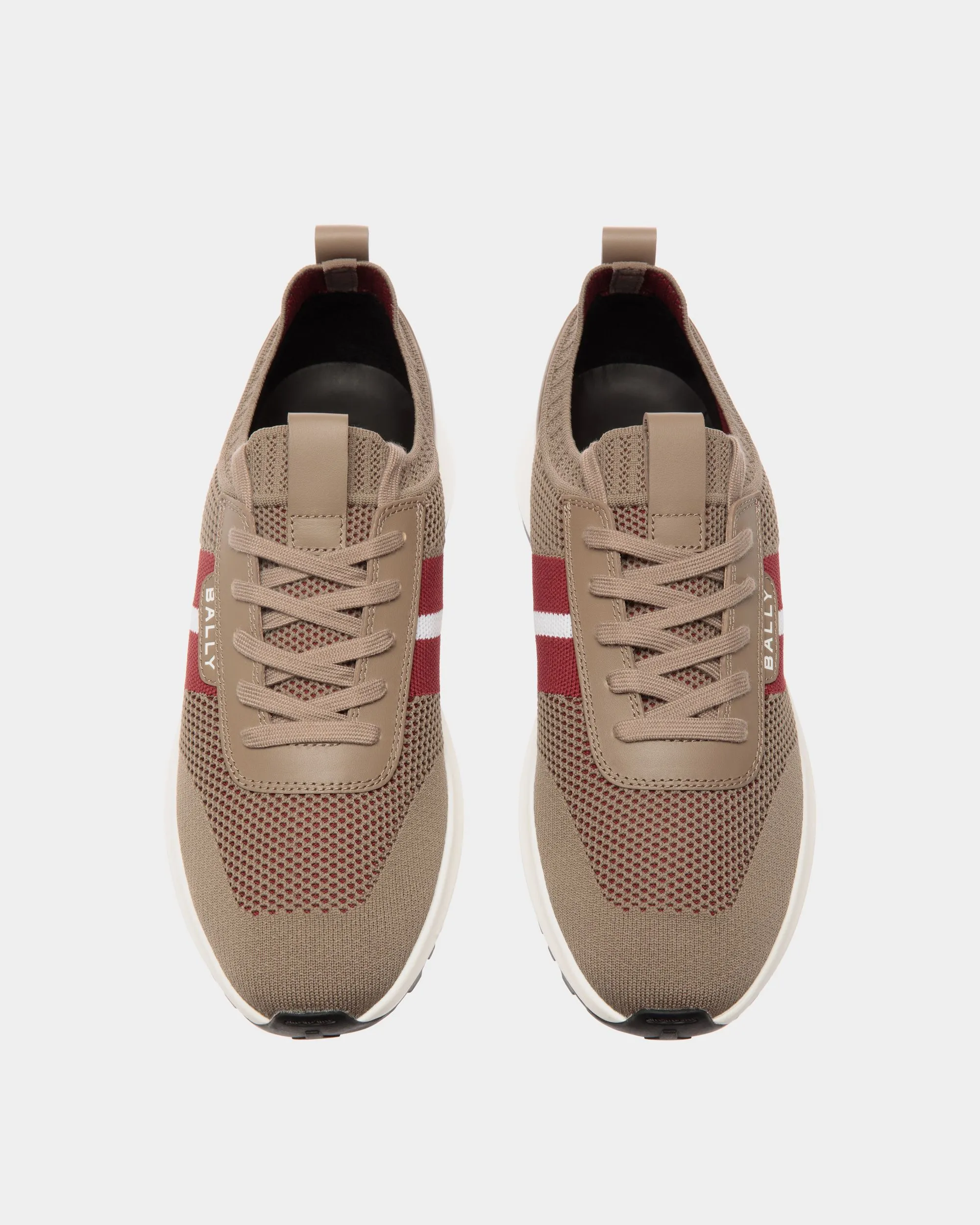 Outline Sneaker in Taupe Knit