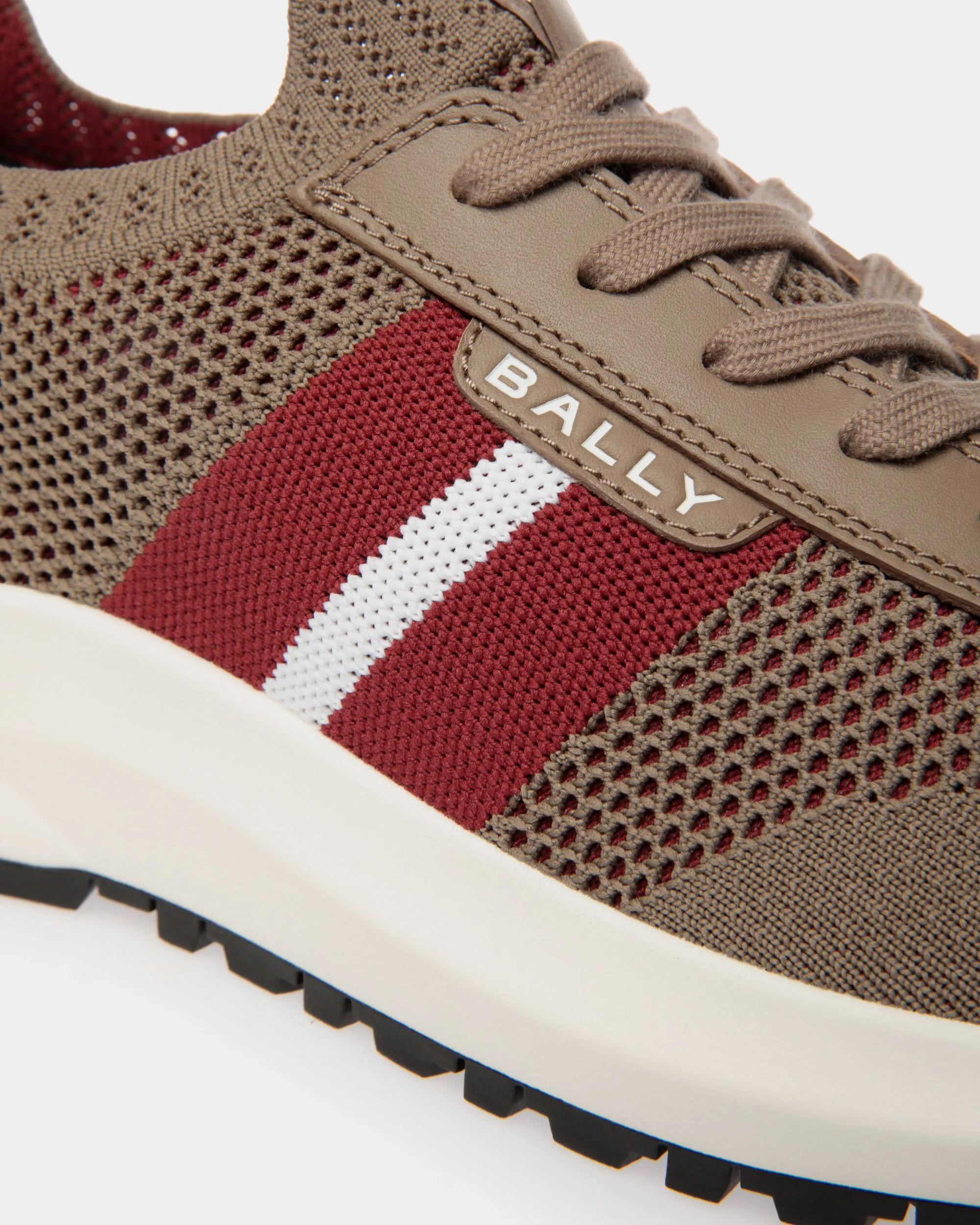 Outline Sneaker in Taupe Knit