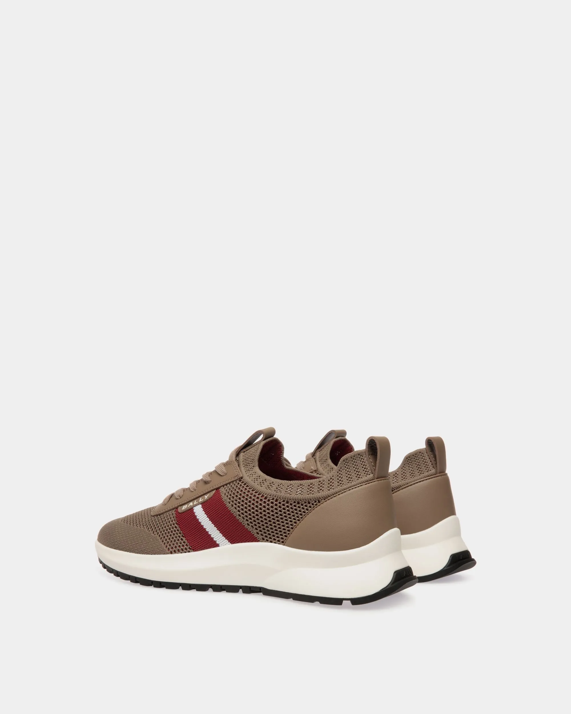 Outline Sneaker in Taupe Knit