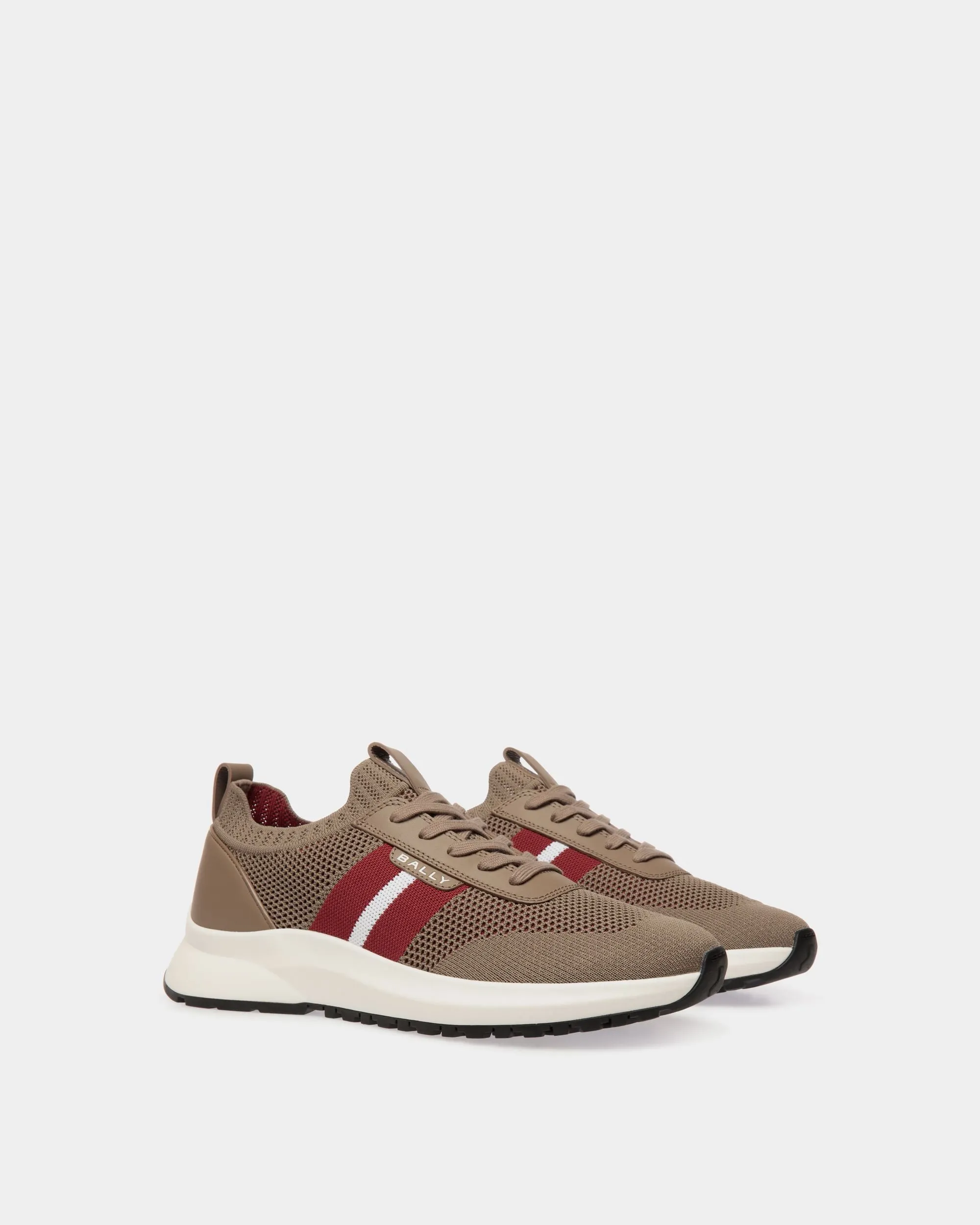 Outline Sneaker in Taupe Knit
