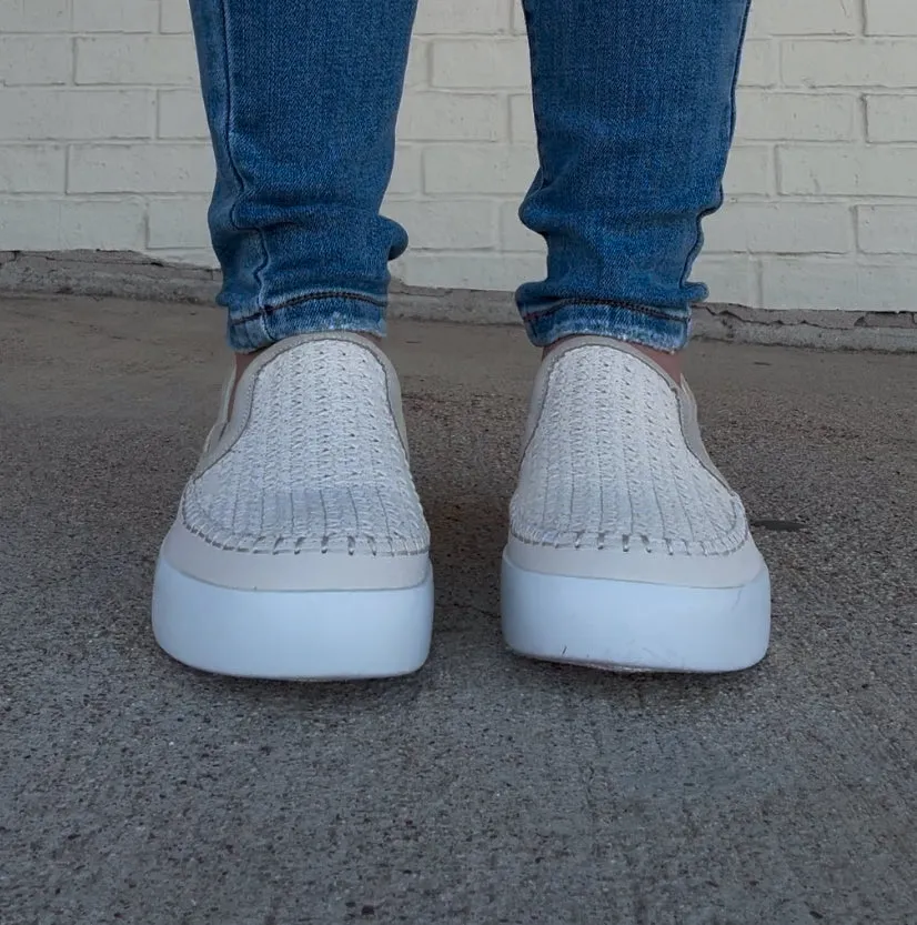 Outwoods Shauna Slip On Shoe-Cream