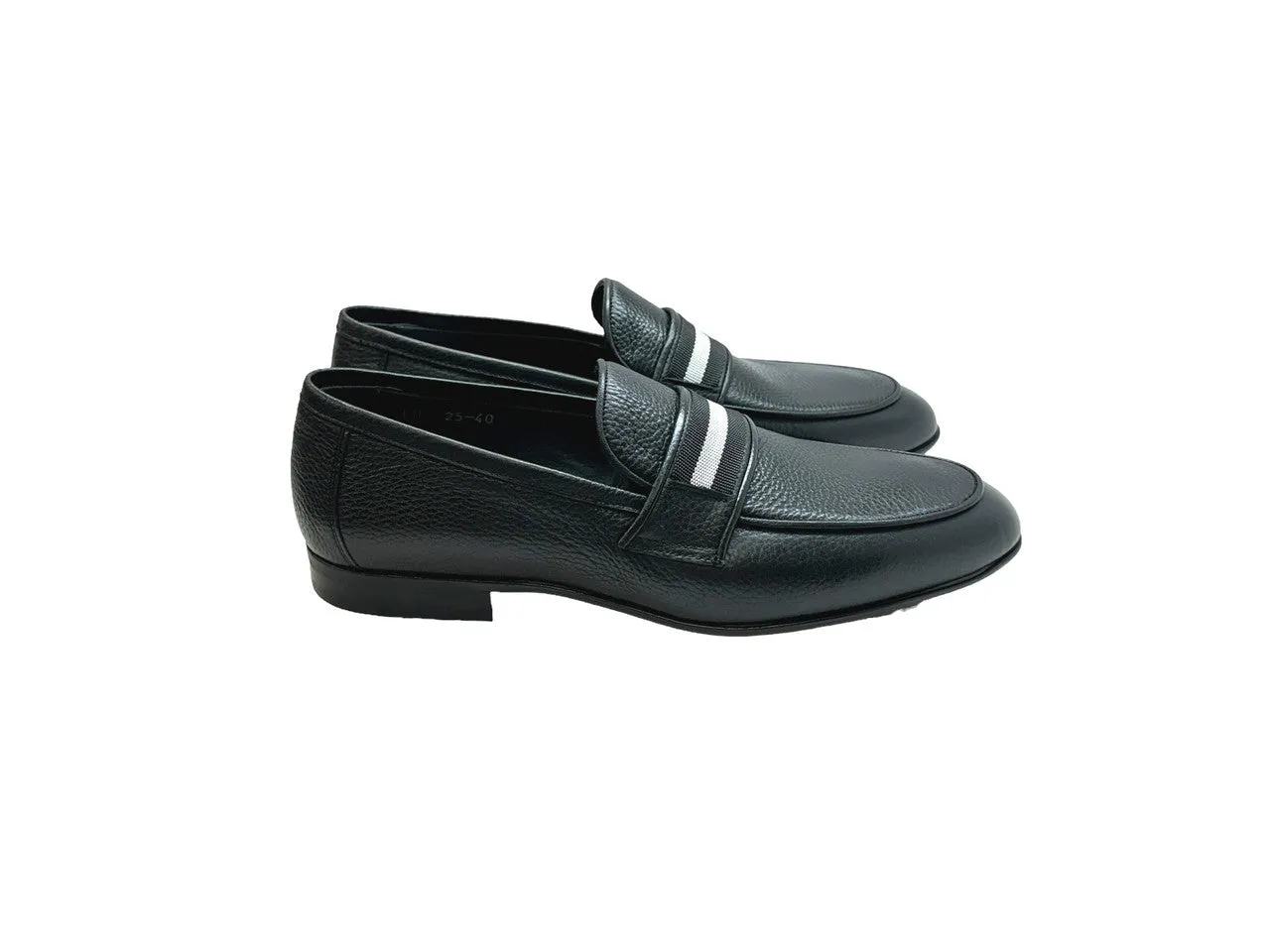 P00083 Depp Loafer with Contrast vamp- Black