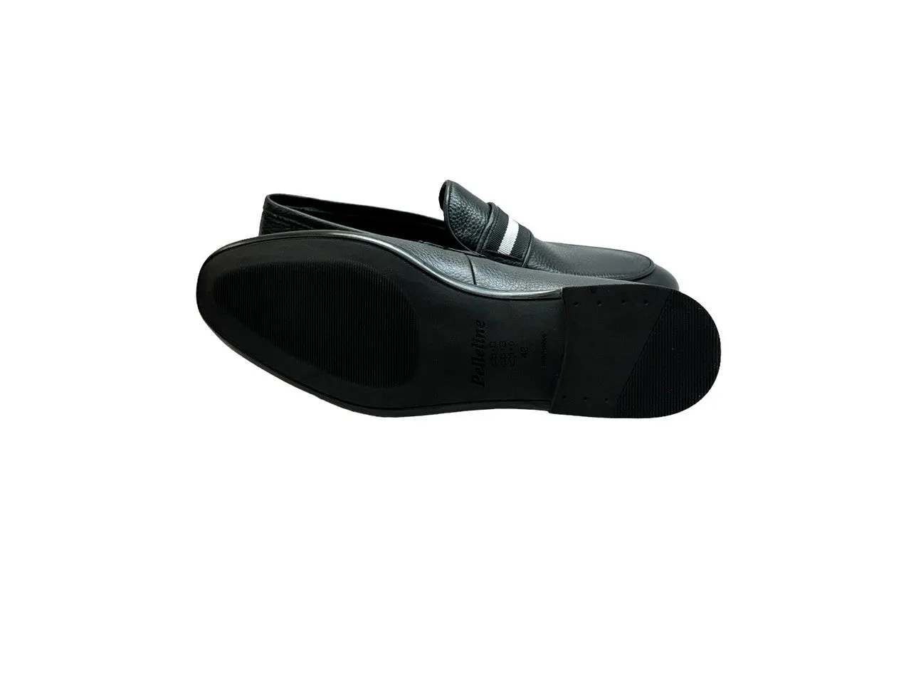 P00083 Depp Loafer with Contrast vamp- Black