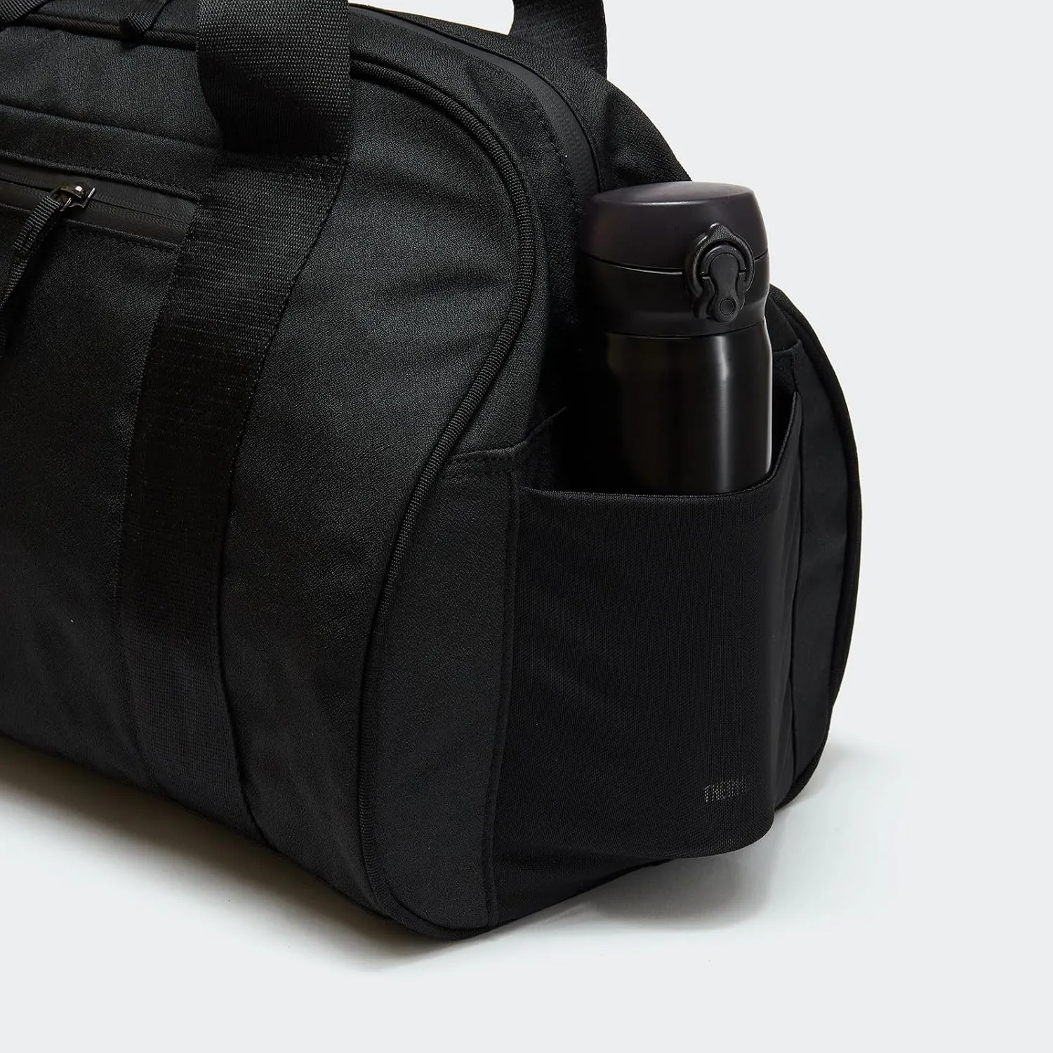 Pander 28L Large Gym Duffle Bag with Shoe Compartment, Fit for Travel, Weekend, Sports, Workout, Overnight.(Black)