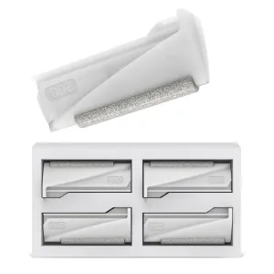 PELCAS Diamond Exfoliating Head Set, 4PCS Dermaplaning Replacement Head for Women Face, Painless Exfoliation & Dead Skin System at Home Only for PELCAS Dermaplaning Tool (BV18-712)-Device Not Included