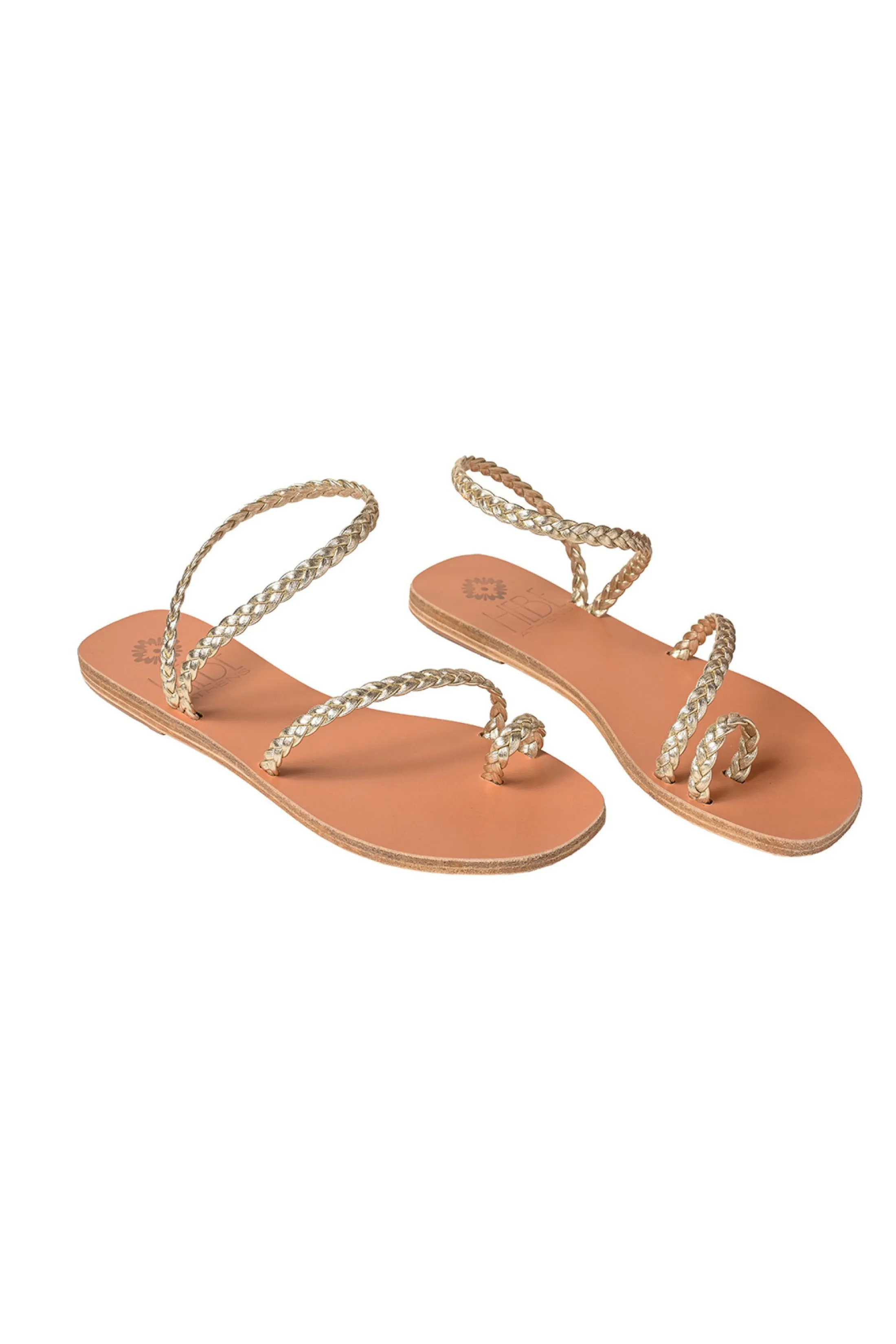 Persephone Braided Leather Sandal