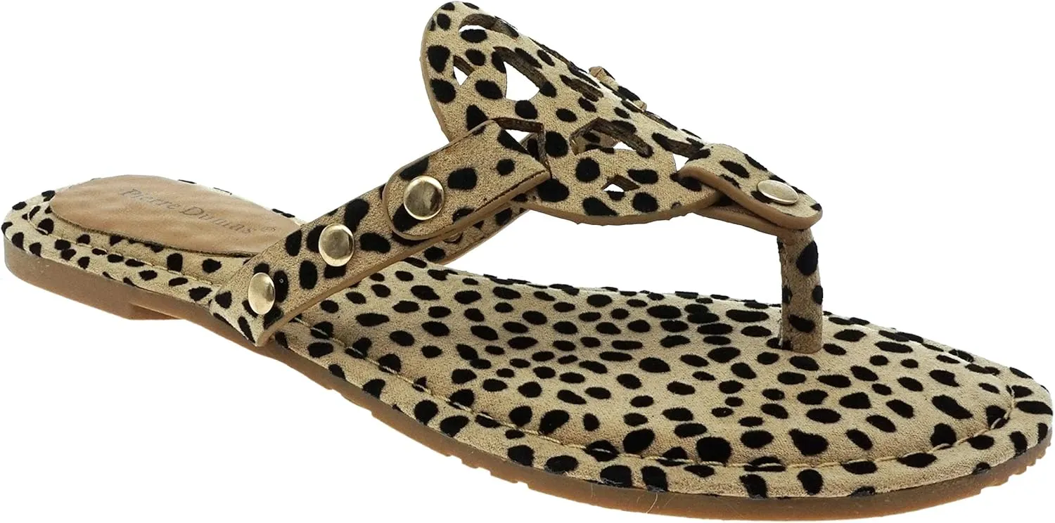 Pierre Dumas Women’s Limit-20 Sandal (Cheetah Print