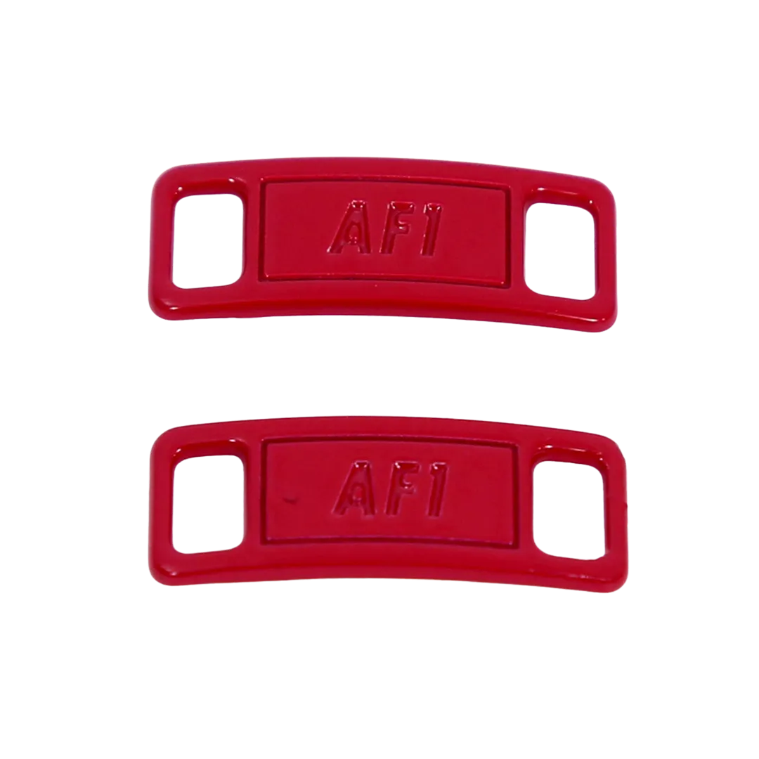 Premium Red Air Force 1 Dubrae Replacement ( Lace Tag)