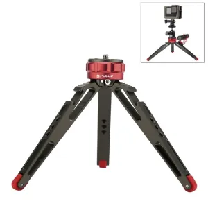 PULUZ Vlogging Tripod with Cold Shoe: Lightweight, Sturdy, Adjustable