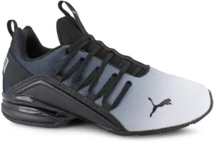 PUMA Axelion Fade 2 Running Shoe - Men's - White/Black, 10 M US