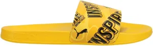 PUMA Mens Leadcat X Distinct Life Slide Casual Sandals Casual - Yellow - Size 9 M