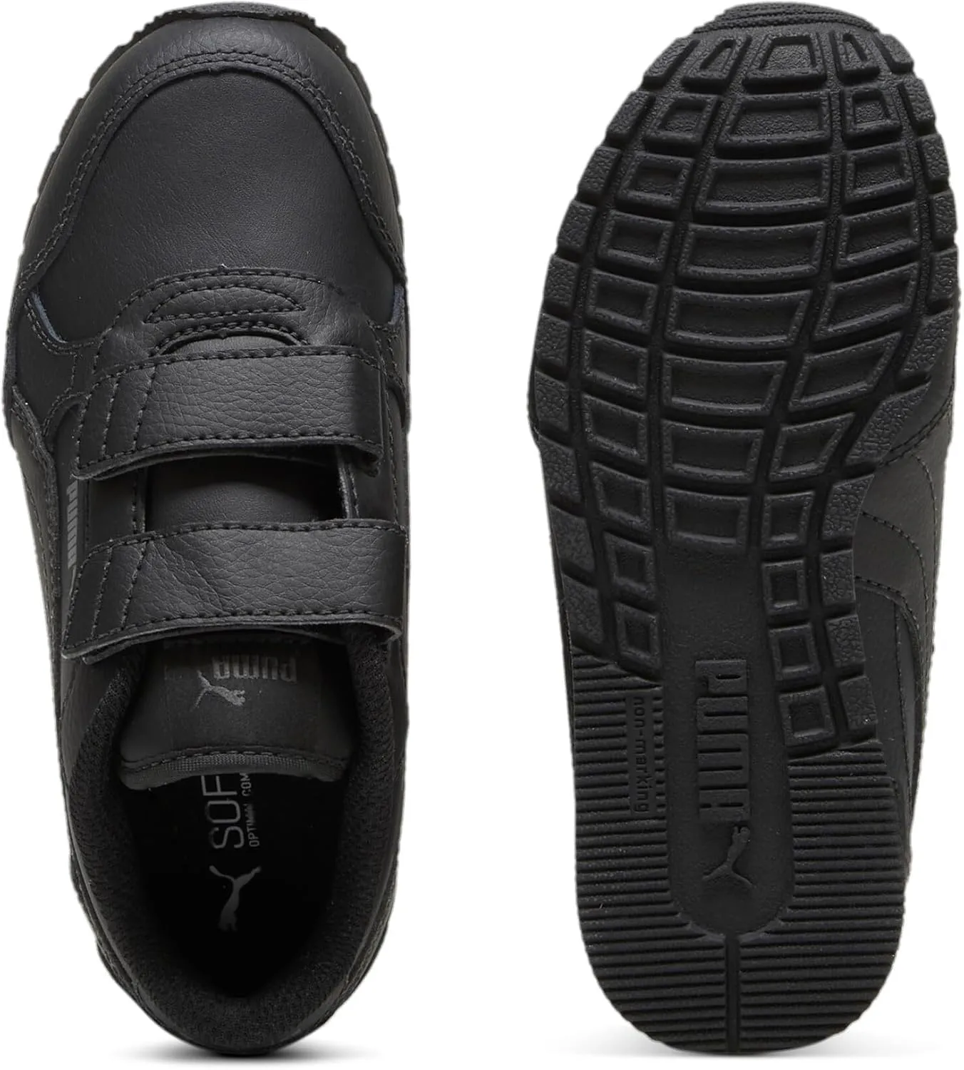 PUMA Unisex-Child St Runner Hook and Loop Sneaker
