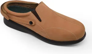 Pure Stride Nantucket Diabetic and Therapeutic Slip-On Walking Shoes for Women - Soft Full Grain Calf Skin Leather, Lightweight and Skid Resistant