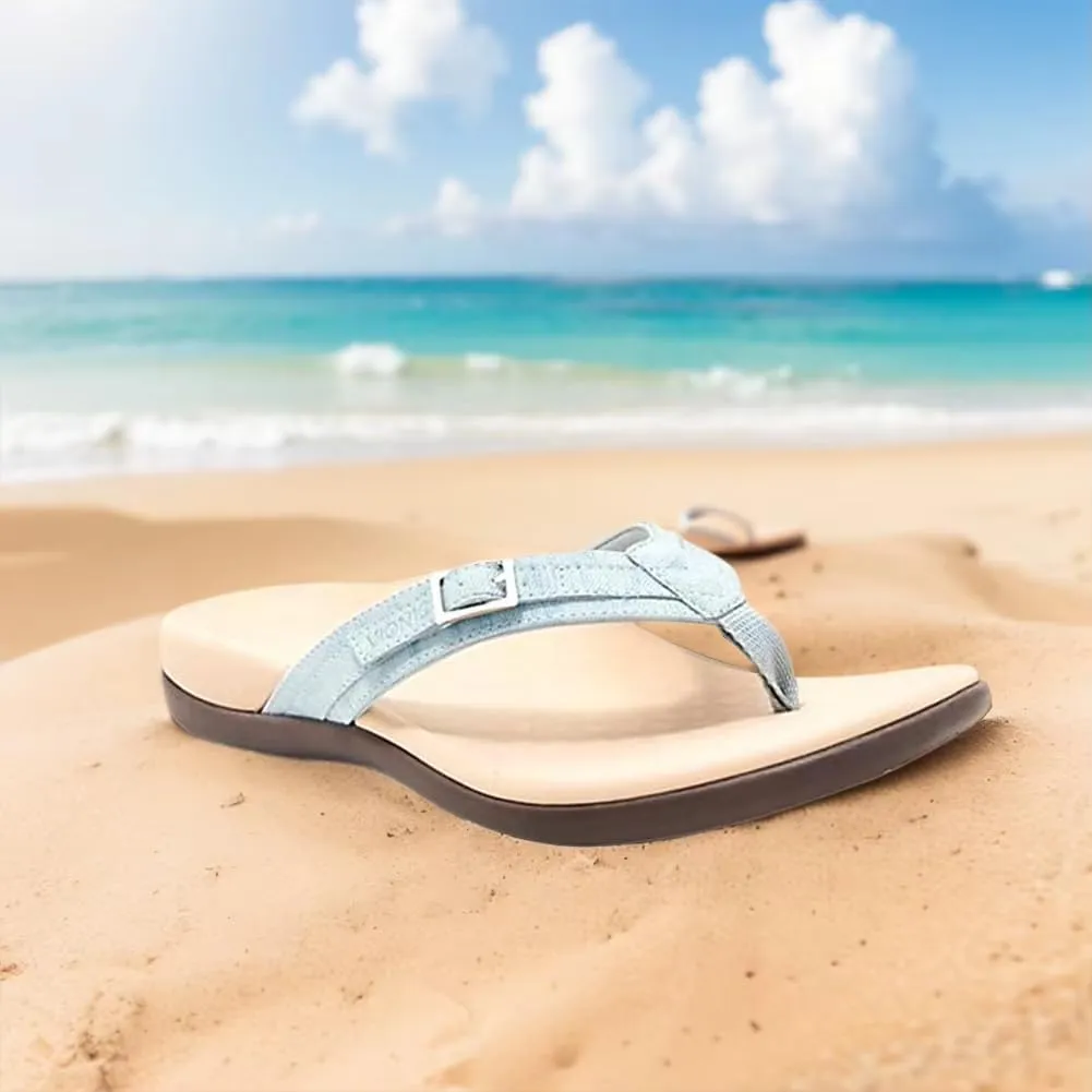 Pylera Orthopaedic Summer Sandals, Soft Bottom Massage Wedge Slide Flip Flops, Orthopedic Sandals with Arch Support