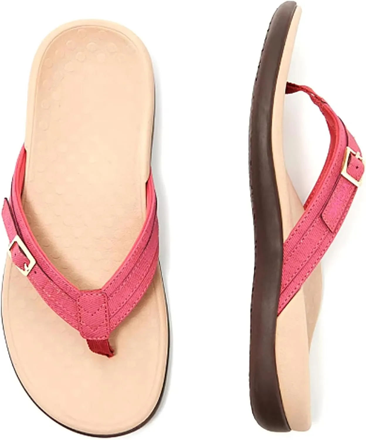 Pylera Orthopaedic Summer Sandals, Soft Bottom Massage Wedge Slide Flip Flops, Orthopedic Sandals with Arch Support