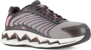 Reebok Women's Rb237 Zig Elusion Heritage Work Construction Shoe Light Grey Safety