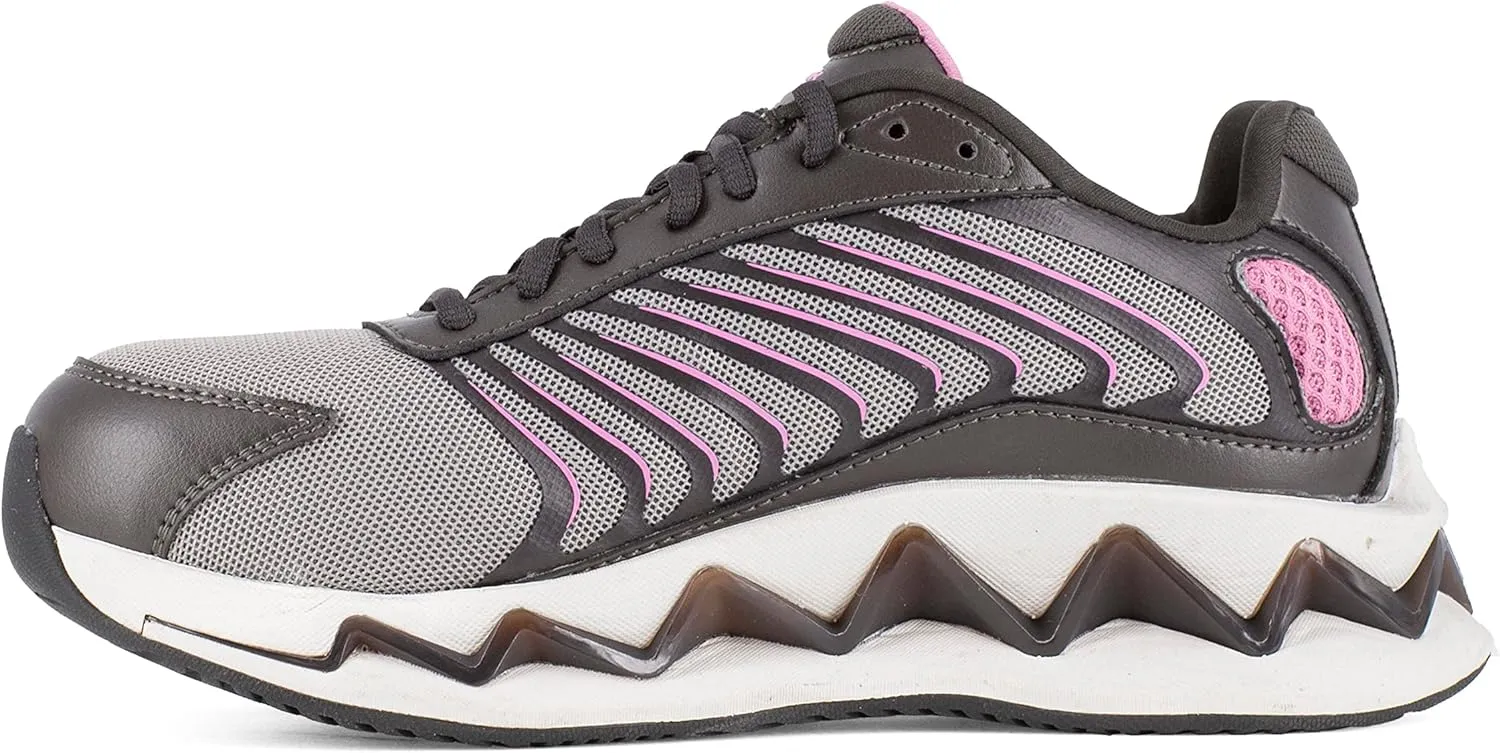 Reebok Women's Rb237 Zig Elusion Heritage Work Construction Shoe Light Grey Safety