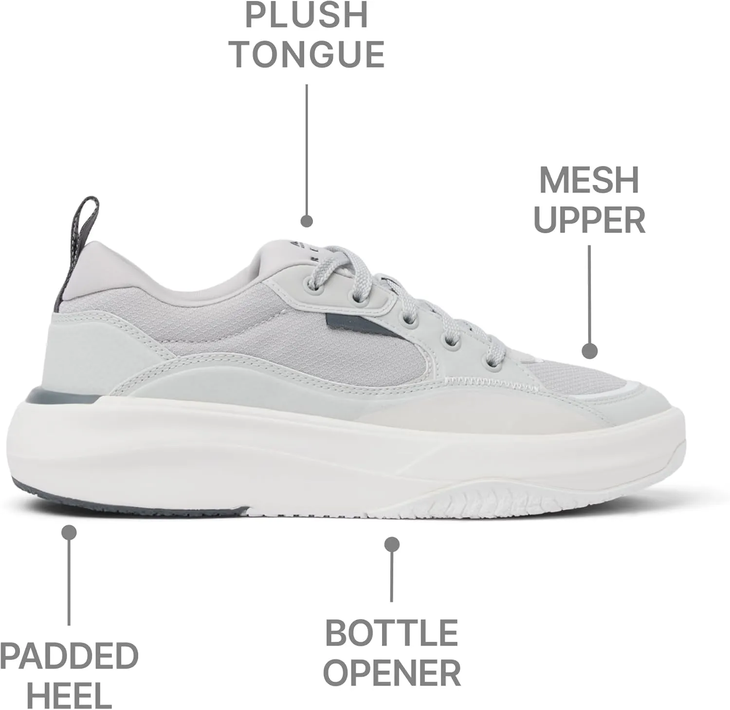 REEF Men's Fanning Shoe, Lightweight, Cushion Footbed, Bottle Opener