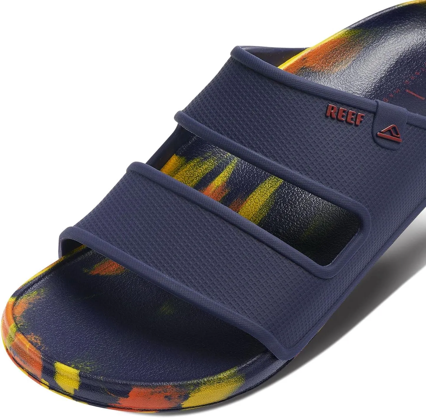 REEF Oasis Double Up Men's Waterproof Slide Sandal, Soft and Supportive Molded Footbed