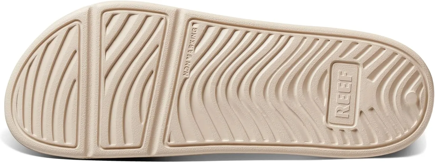 REEF Oasis Double Up Men's Waterproof Slide Sandal, Soft and Supportive Molded Footbed
