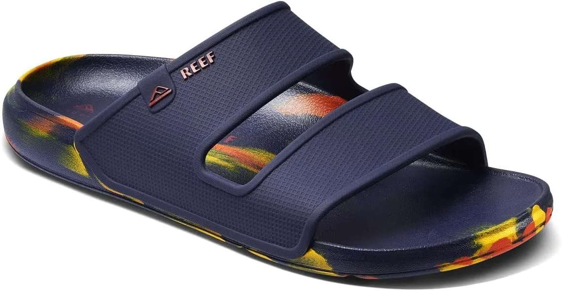REEF Oasis Double Up Men's Waterproof Slide Sandal, Soft and Supportive Molded Footbed