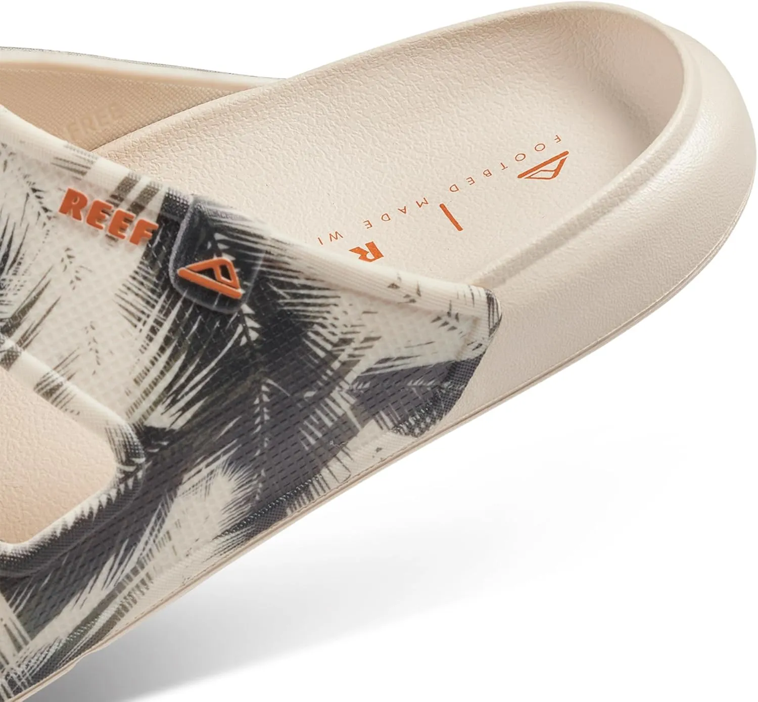 REEF Oasis Double Up Men's Waterproof Slide Sandal, Soft and Supportive Molded Footbed