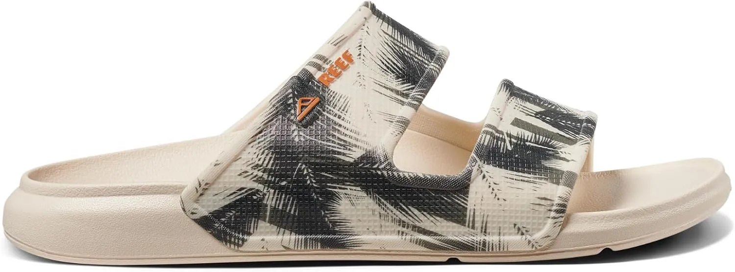 REEF Oasis Double Up Men's Waterproof Slide Sandal, Soft and Supportive Molded Footbed