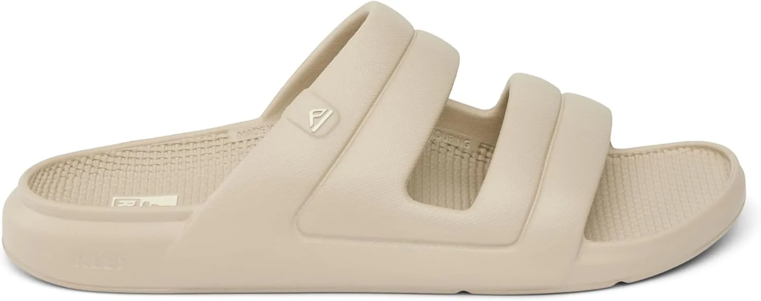 REEF Oasis Two-Bar Men's Waterproof Slide Sandal, Lightweight and Flexible, Arch Support