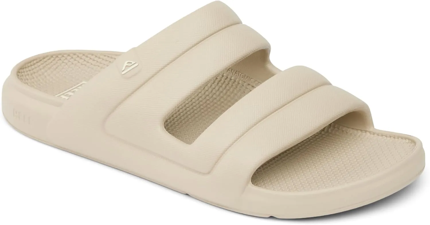 REEF Oasis Two-Bar Men's Waterproof Slide Sandal, Lightweight and Flexible, Arch Support