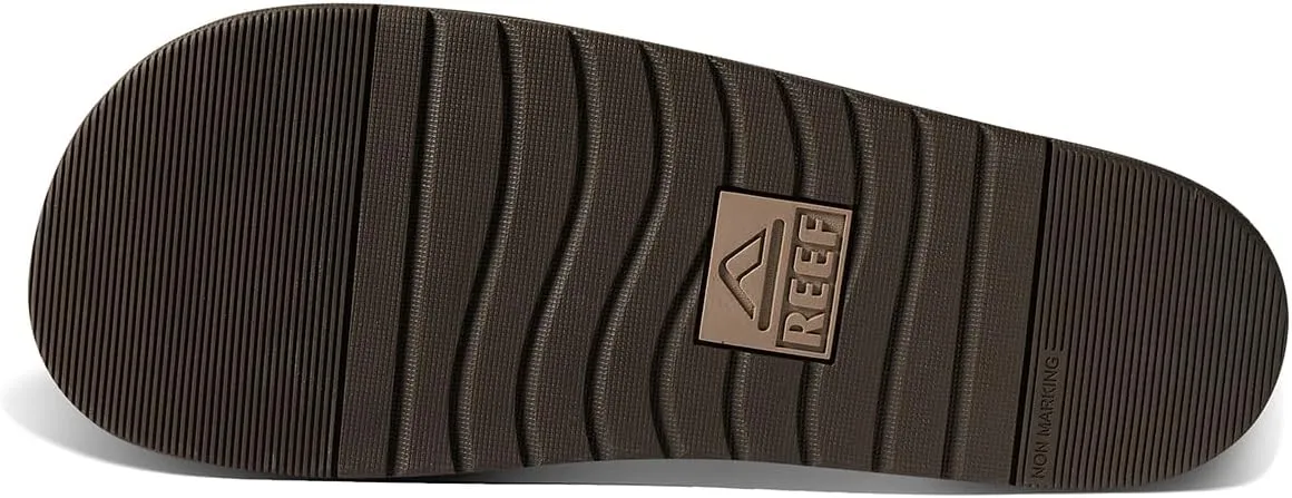 REEF Ojai Two Bar Women's Fashion Slide Sandal, Premium Leather, Soft Cushion Footbed