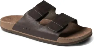 REEF Ojai Two Bar Women's Fashion Slide Sandal, Premium Leather, Soft Cushion Footbed