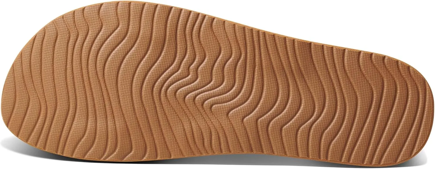 Reef Women's Cushion Vista Fashion Slide Sandal, Vegan Leather Strap, Soft Footbed
