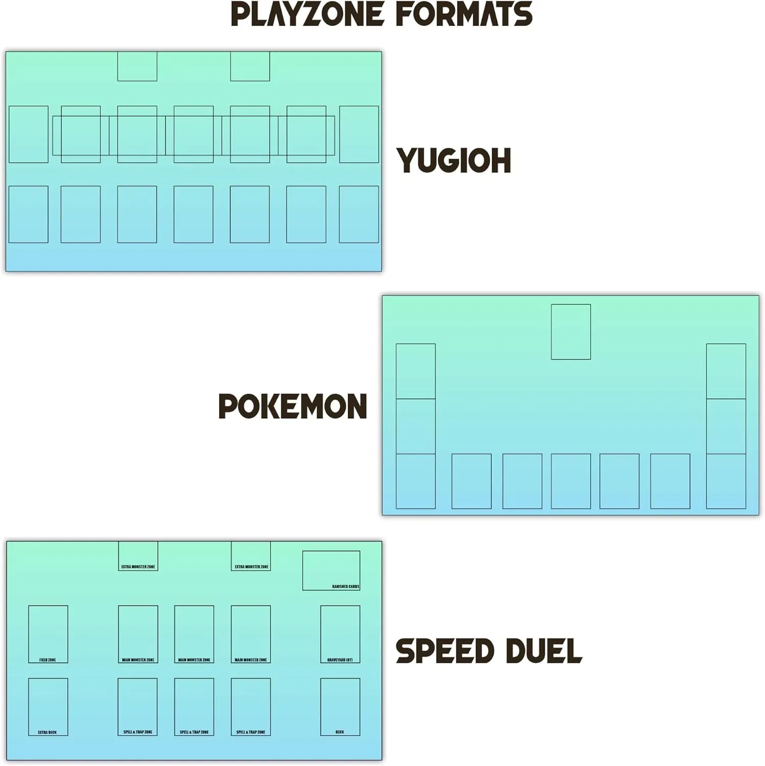 Resurrection of Wizard Adept Playmat | 24 x14in | Cloth Top | Non Slip Rubber Back | Compatible with MTG | YGO | Digimon | Flesh & Blood | CFV & more TCGs (Final Fantasy TCG Zones, Cloth, Rubber)