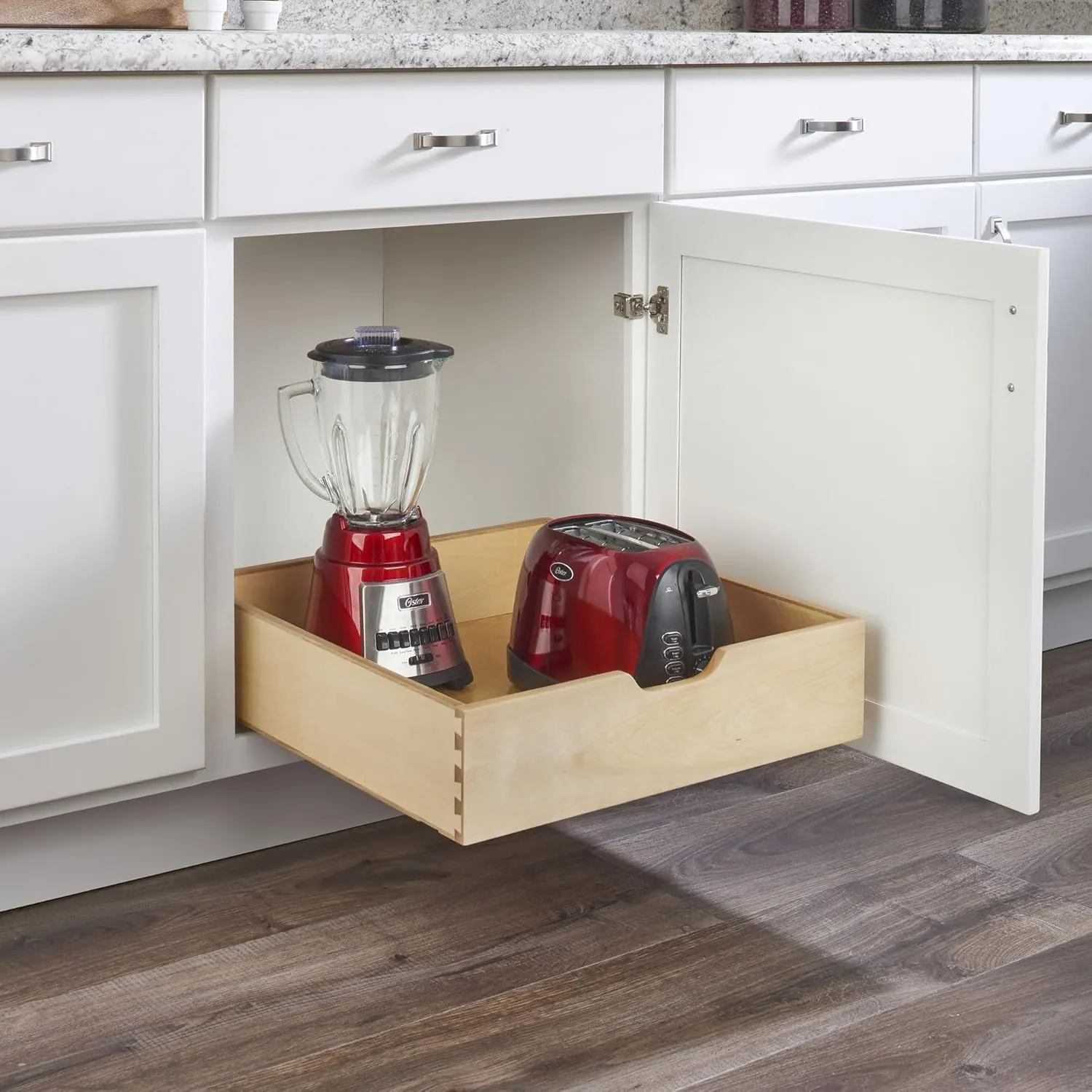 Rev-A-Shelf 20.71" Pullout Kitchen Cabinet Drawer w/Soft-close, 4WDB-21SC-1