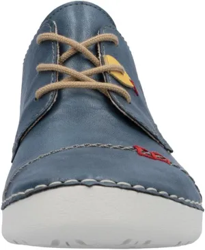 Rieker 52528 Angela Women's Shoes - Flexible Lightweight - Lace-Up Shoes - Casual Footwear with Shock-Absorbing Sole, Cushioning & Support for Everyday Comfort