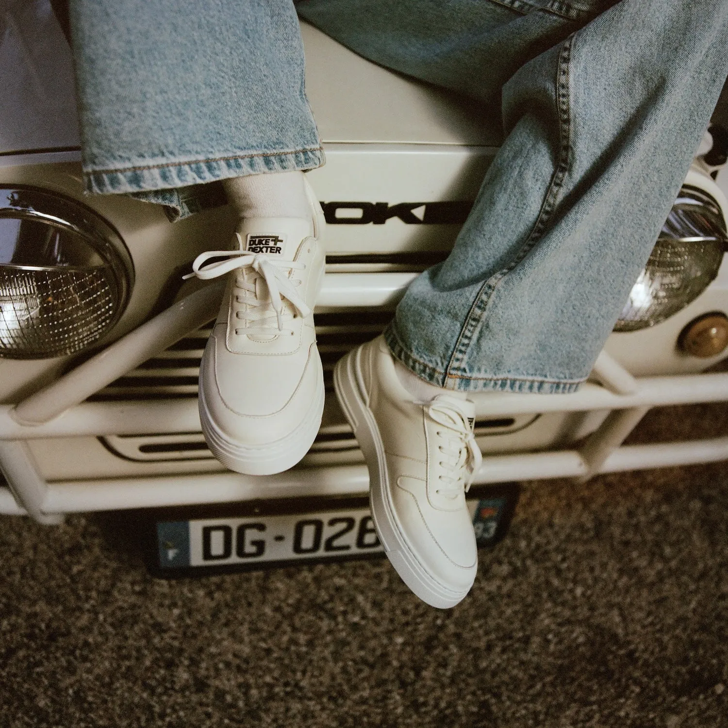 Ritchie Clean White Sneaker - Women's